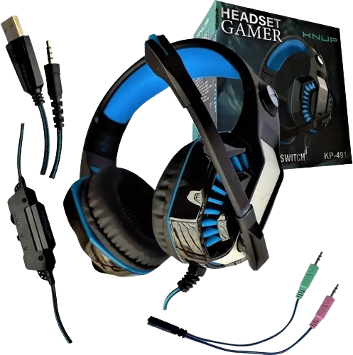  - Headset - Central - unidade    Cod. HEADSET GAMER KP-491